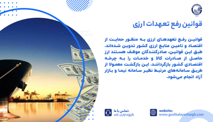 قوانین رفع تعهدات ارزی