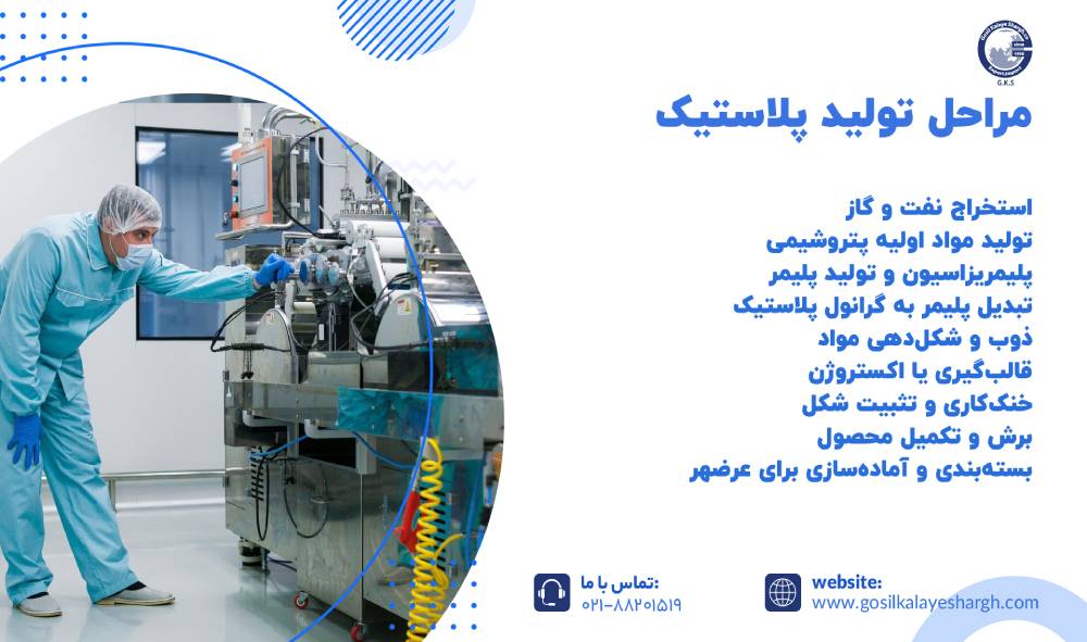مراحل تولید پلاستیک
